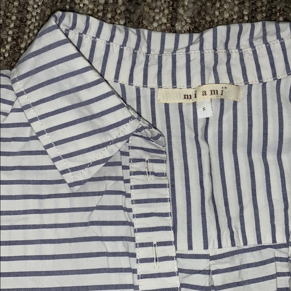 Striped Button-Down // Francesca’s // Small - image 2